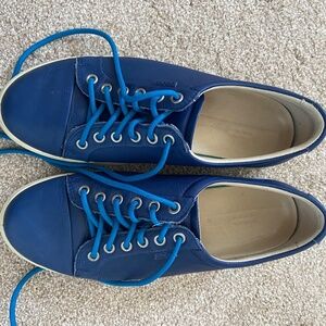 Ecco blue leather sneaker size 39